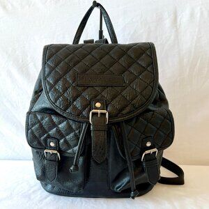 American Eagle Black Large Quilted Backpack Style Bag, Like New!